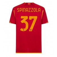 AS Roma Leonardo Spinazzola #37 Heimtrikot 2023-24 Kurzarm